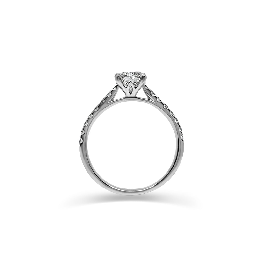 White Gold & Ethical Diamond Ring  1.25ct