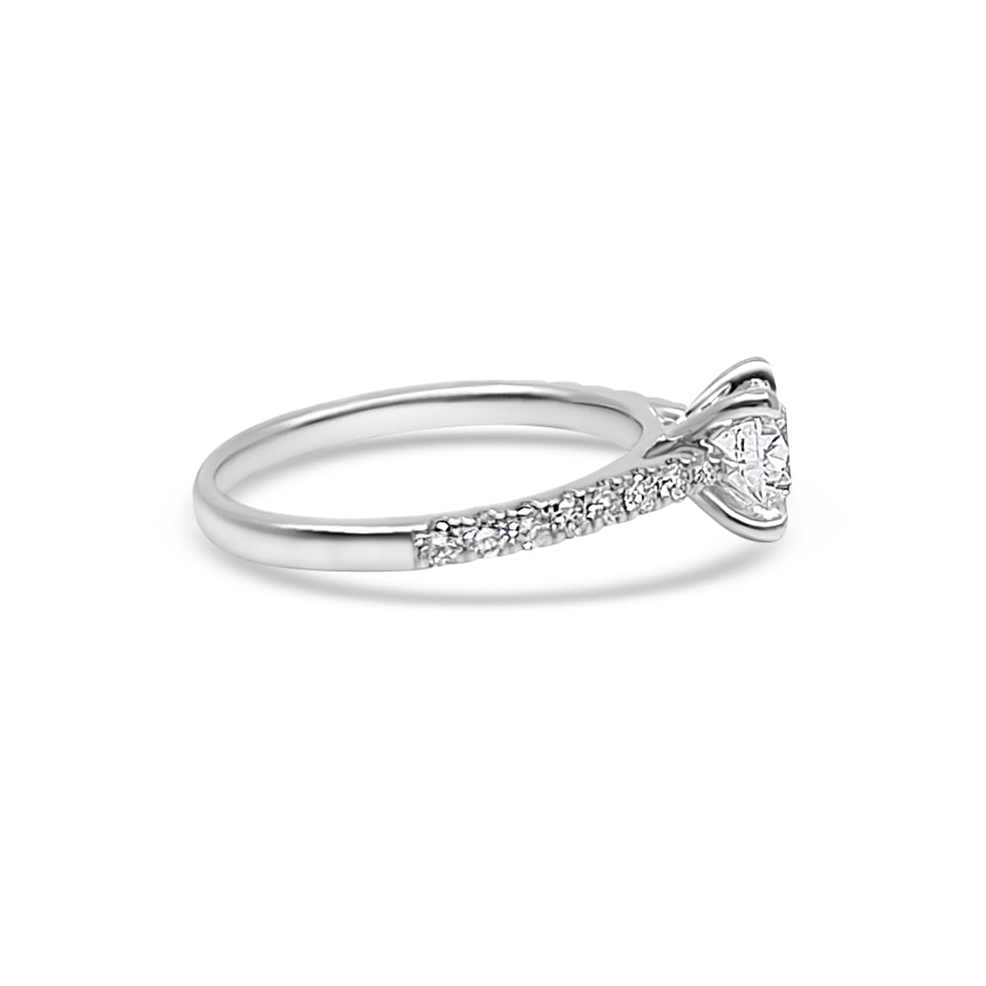 White Gold & Ethical Diamond Ring  1.25ct