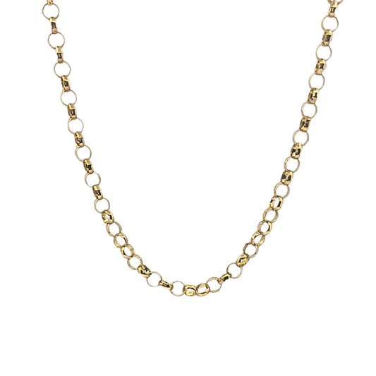 9ct Yellow Gold Belcher Chain 20"