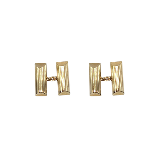 9ct Yellow Gold Cufflinks