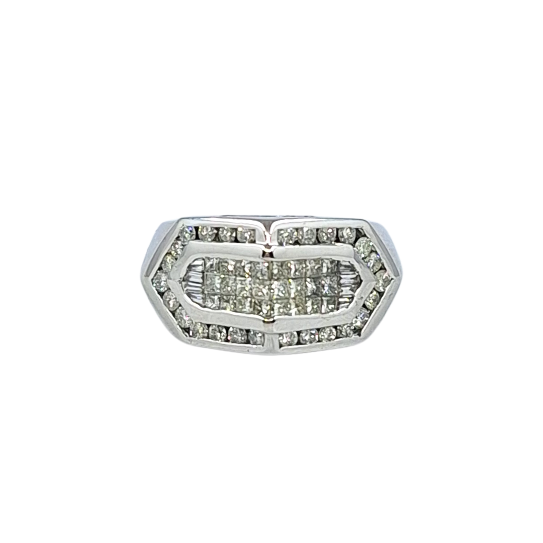 14ct White Gold Diamond Ring