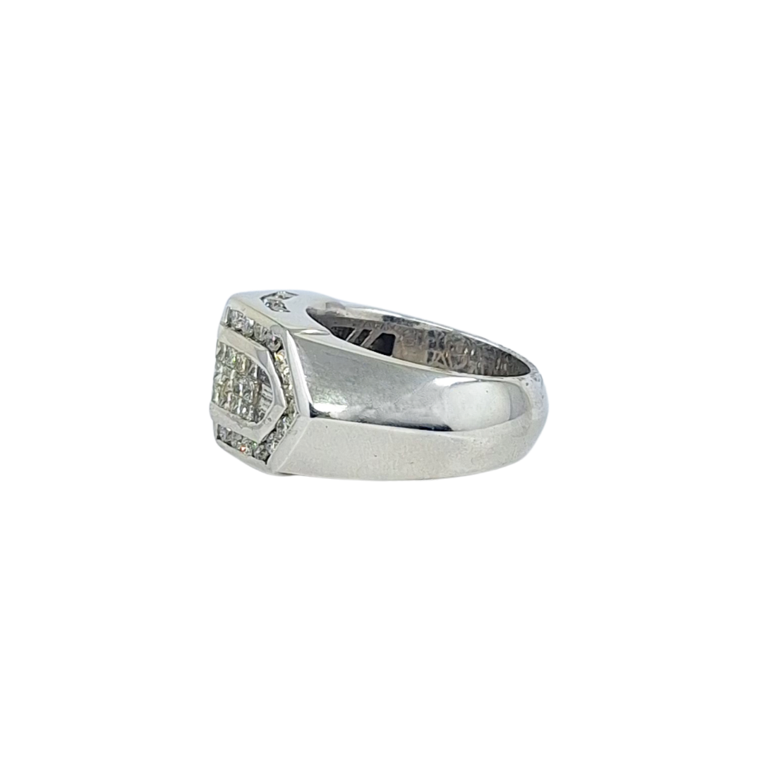 14ct White Gold Diamond Ring