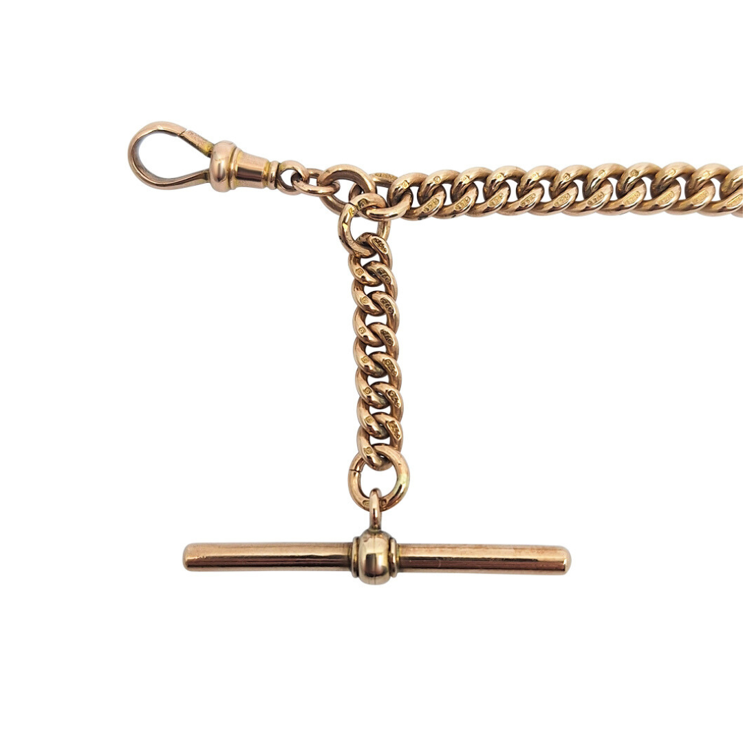 9ct Yellow Gold Albert Bracelet