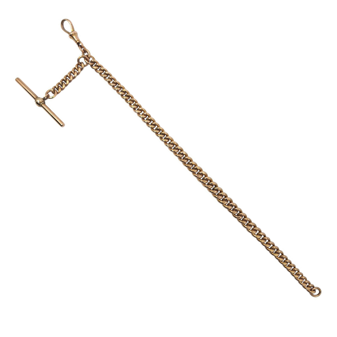 9ct Yellow Gold Albert Bracelet