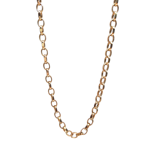 9ct Rose Gold Belcher Chain 30"