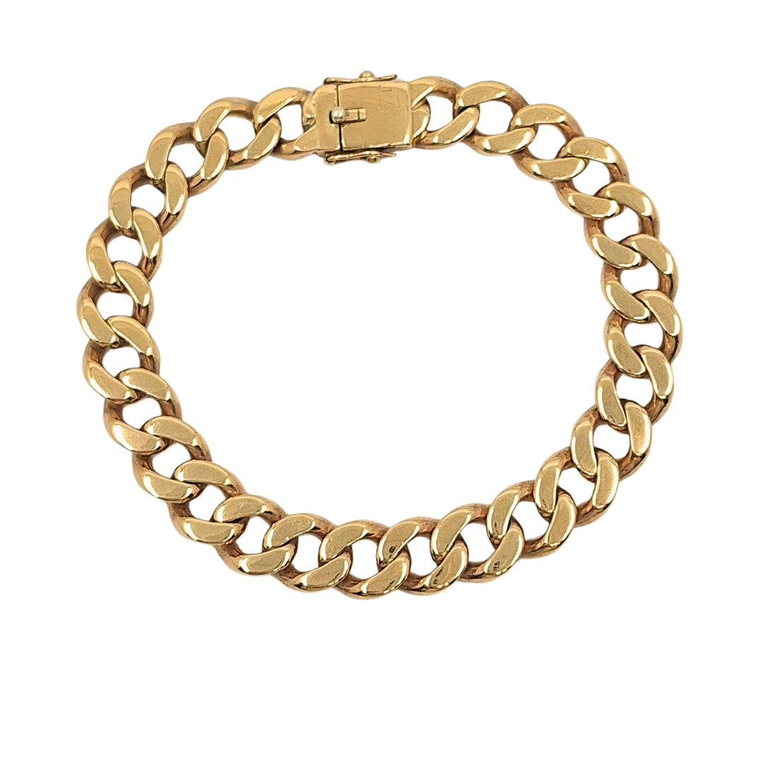 9ct Yellow Gold Curb Bracelet