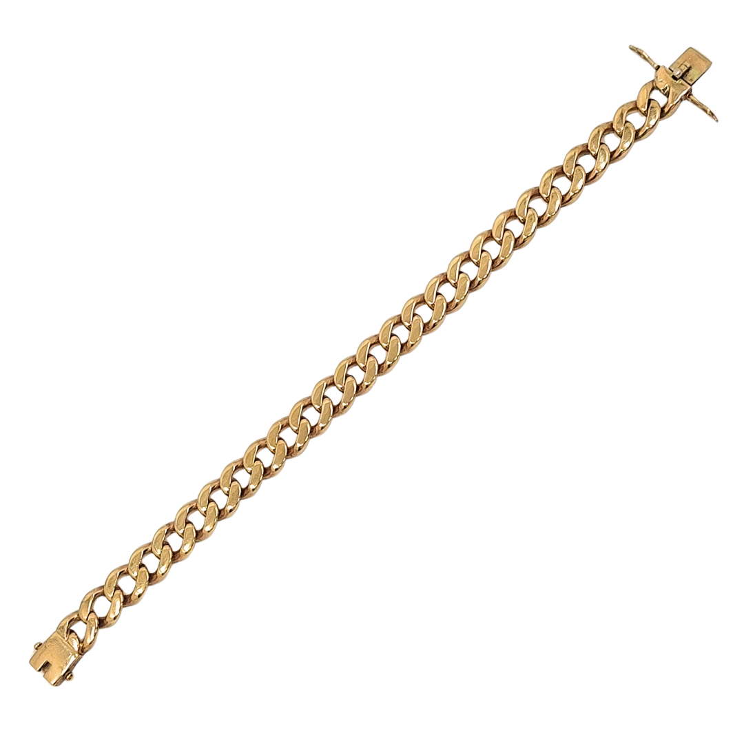 9ct Yellow Gold Curb Bracelet