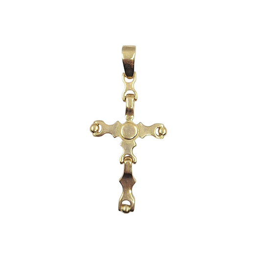9ct Yellow Gold Moveable Cross Pendant