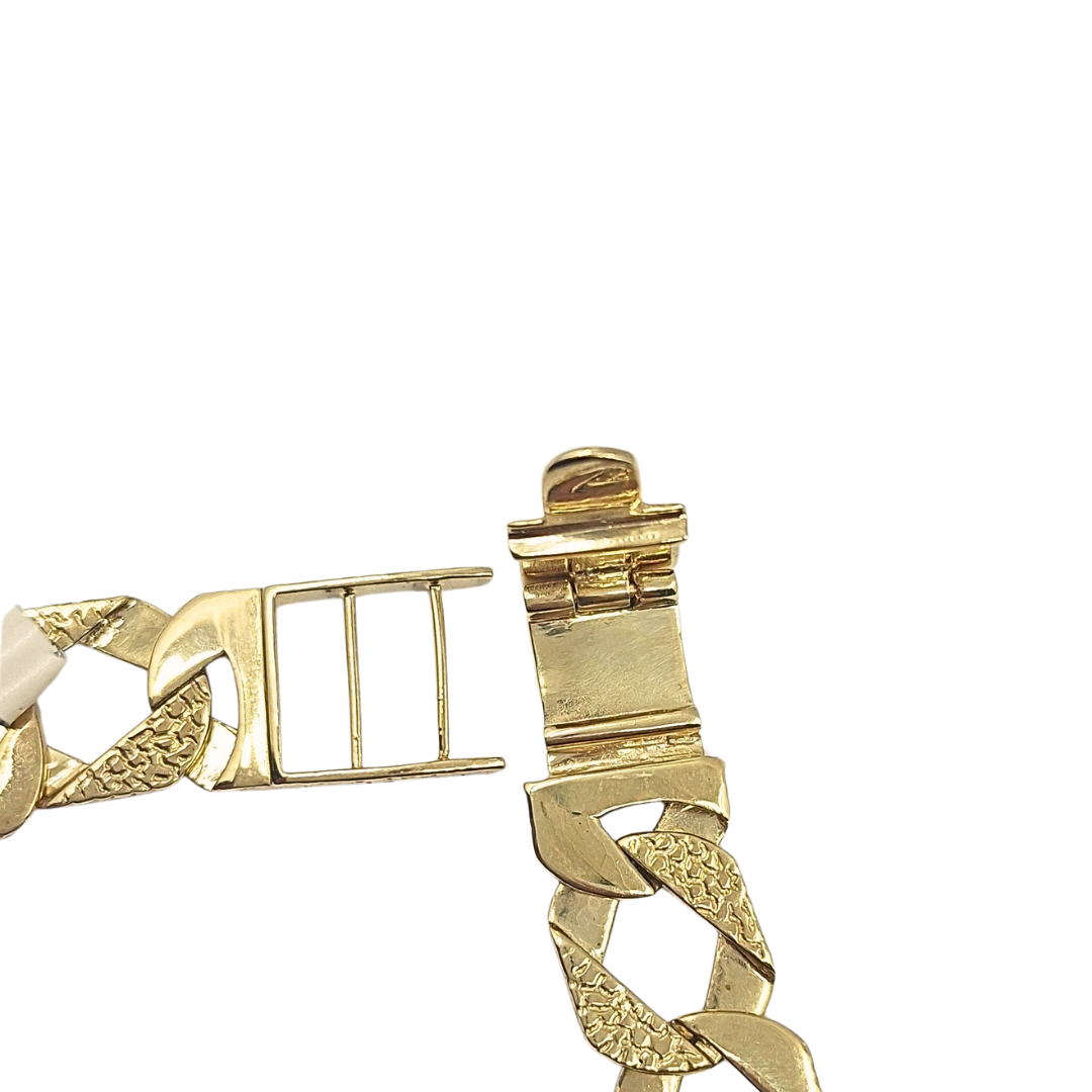9ct Yellow Gold Chaps Chain 24"