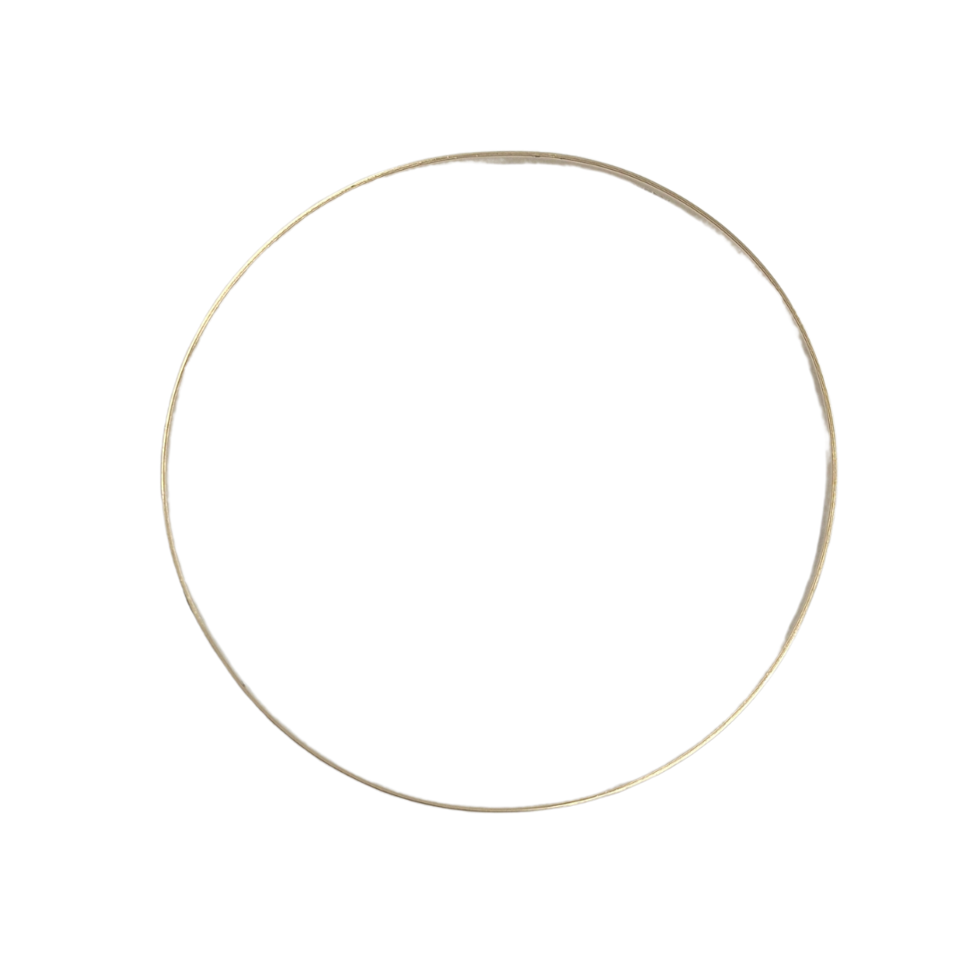 9ct Yellow Gold Patterned Slave Bangle