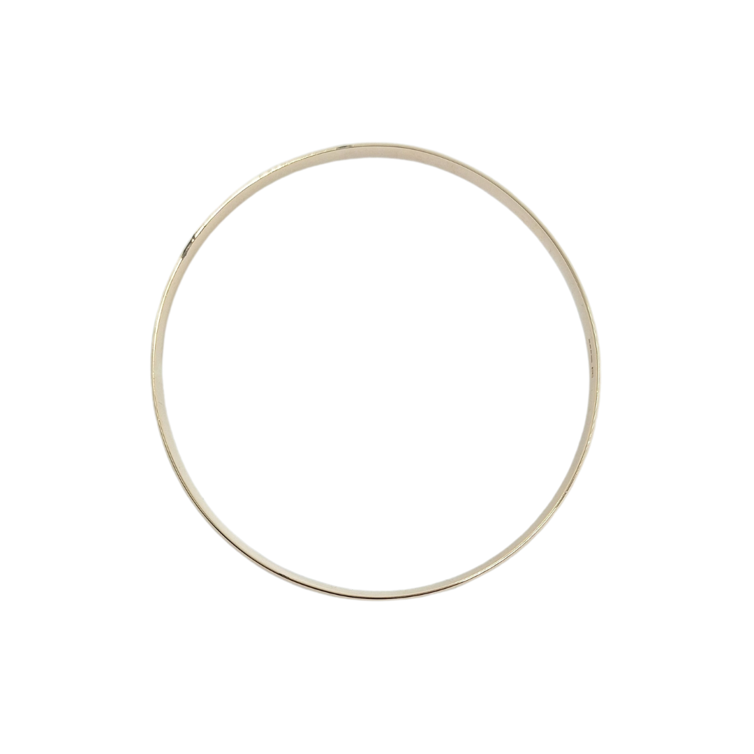 9ct Yellow Gold Plain Slave Bangle