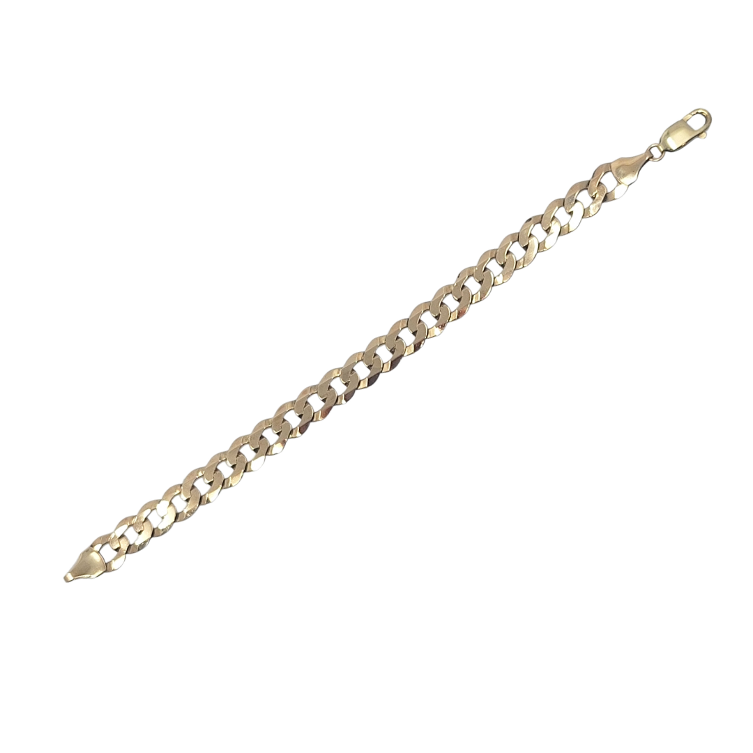 9ct Yellow Gold Curb Bracelet 8"
