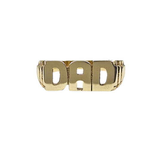 9ct Yellow Gold Dad Ring