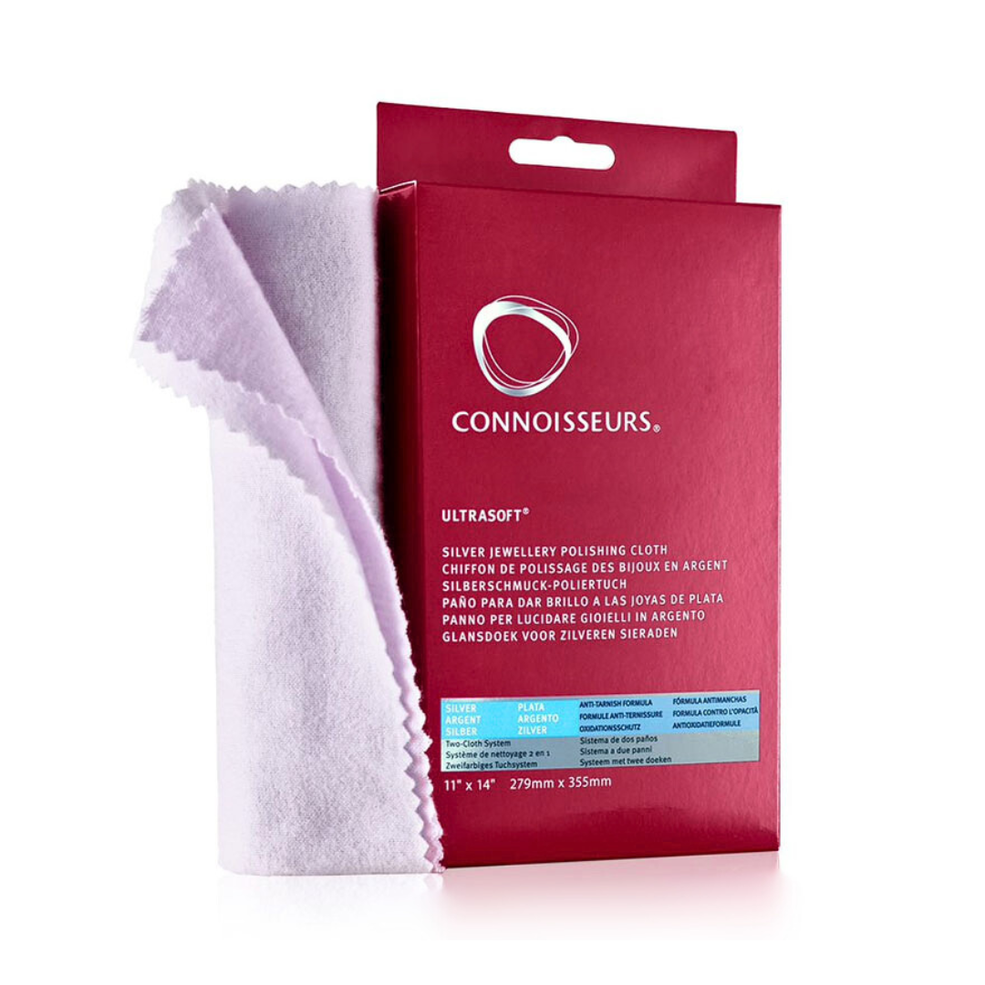 Connoisseurs UltraSoft Silver Jewellery Polishing Cloth