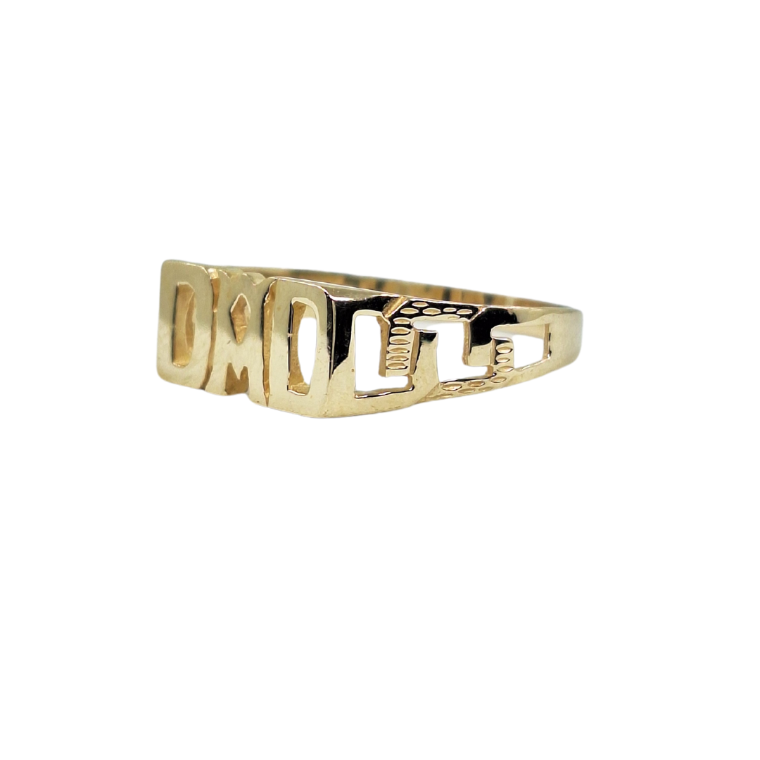 9ct Yellow Gold Dad Ring