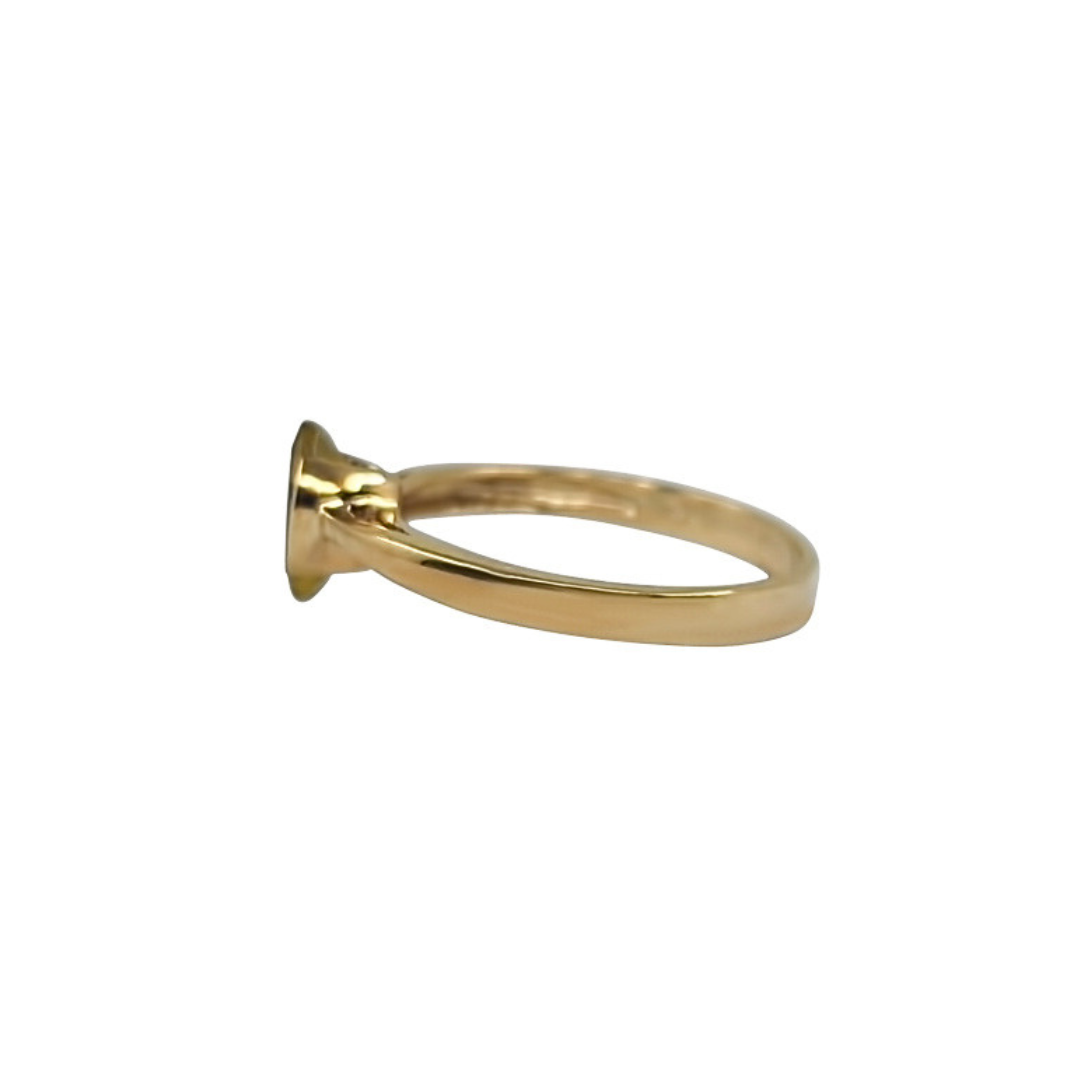 9ct Yellow Gold Marquise Citrine Solitaire Ring