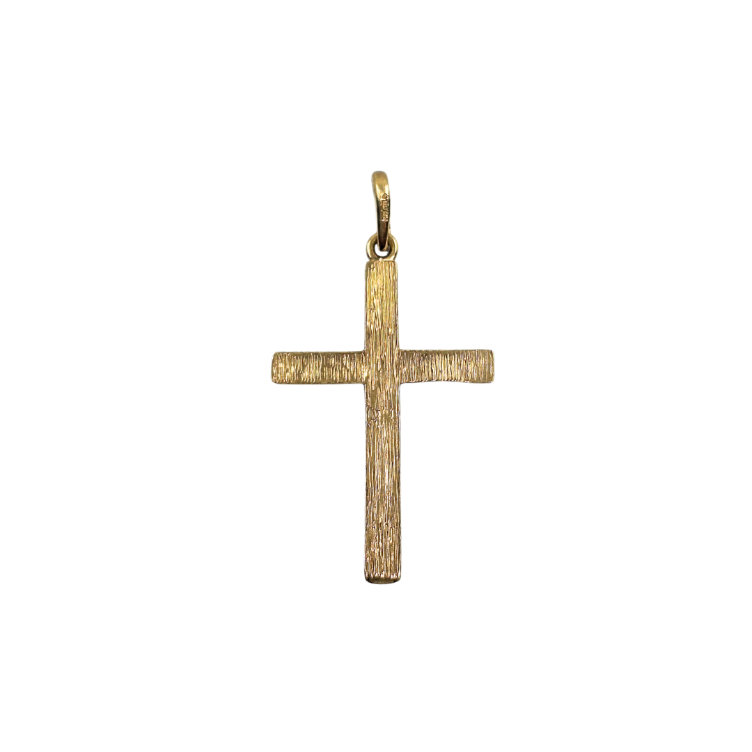 9ct Yellow Gold Cross Pendant