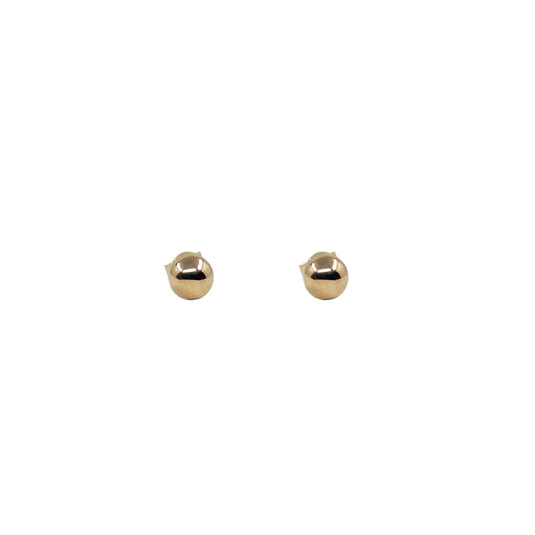 9ct Yellow Gold 4mm Ball Stud Earrings