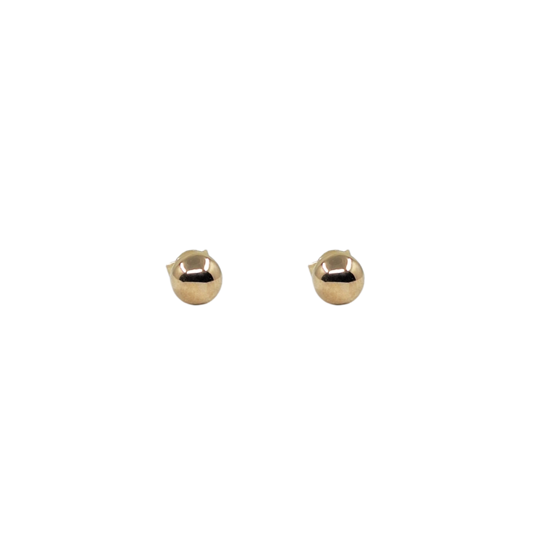 9ct Yellow Gold 5mm Ball Stud Earrings