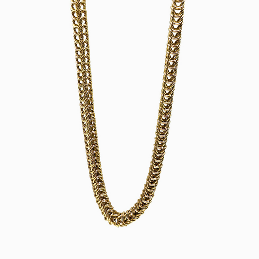 9ct Yellow Gold Cage Chain 23"