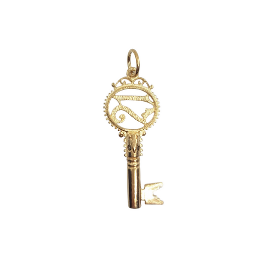 9ct Yellow Gold 21 Key Pendant