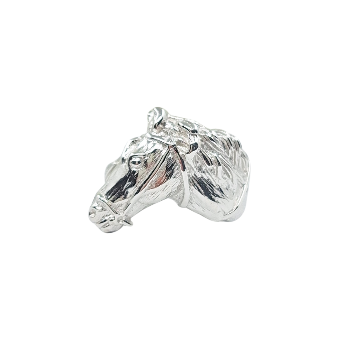 Silver Horsehead Ring