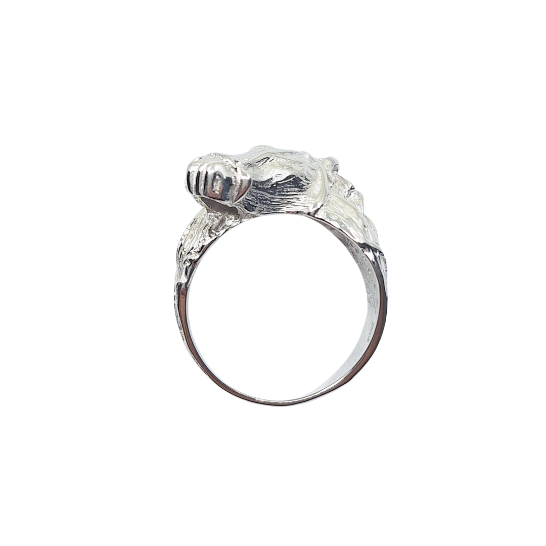 Silver Horsehead Ring
