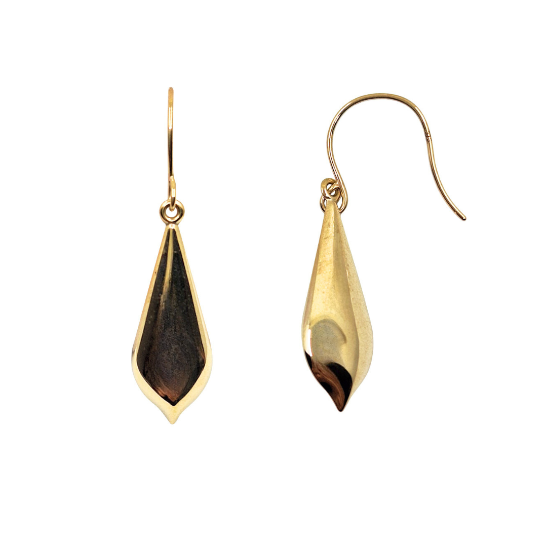 9ct Yellow Gold Fancy Drop Earrings