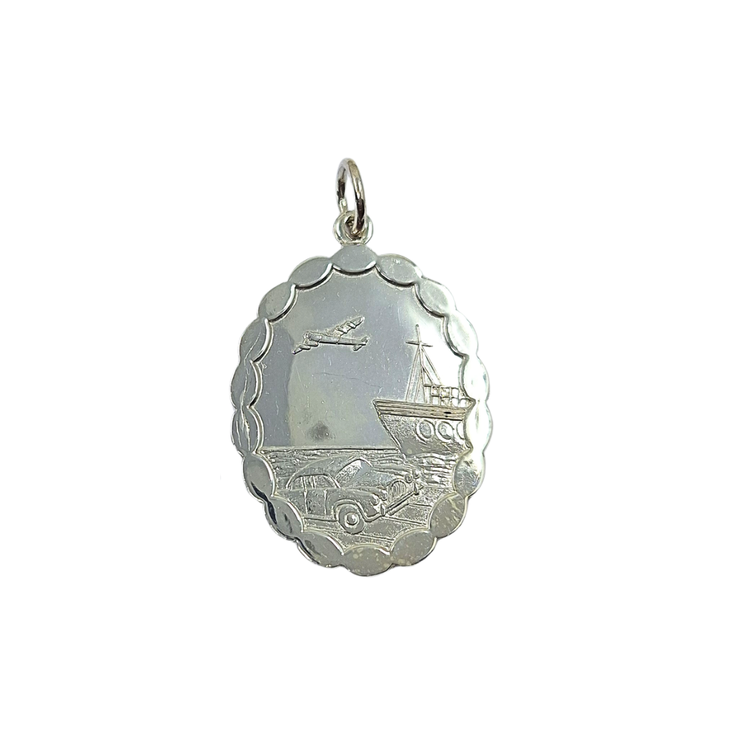 Silver St Christopher Pendant