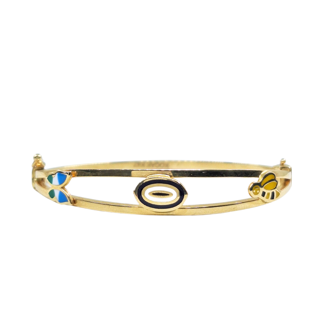 14ct Yellow Gold Baby Bangle