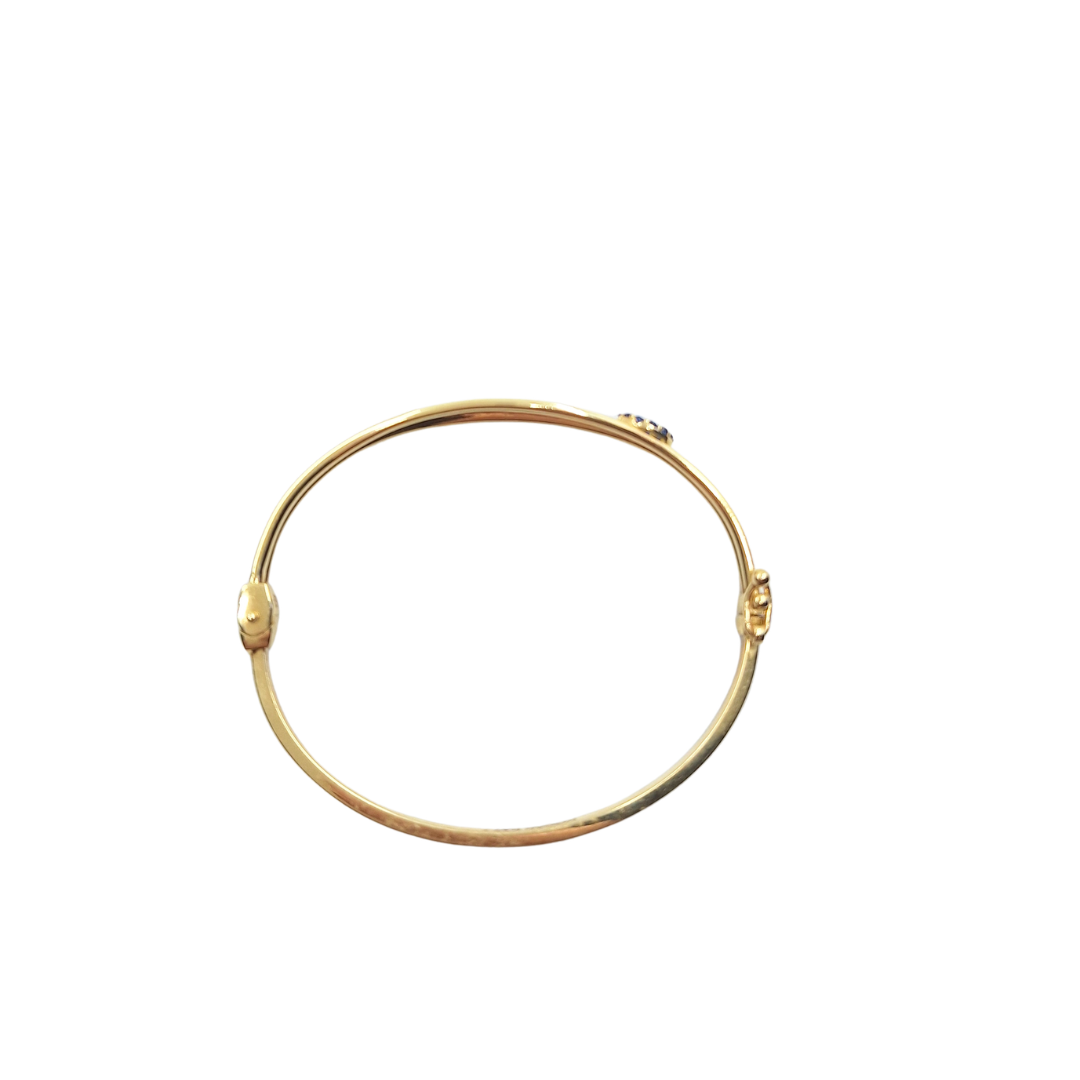 14ct Yellow Gold Identity Baby Bangle