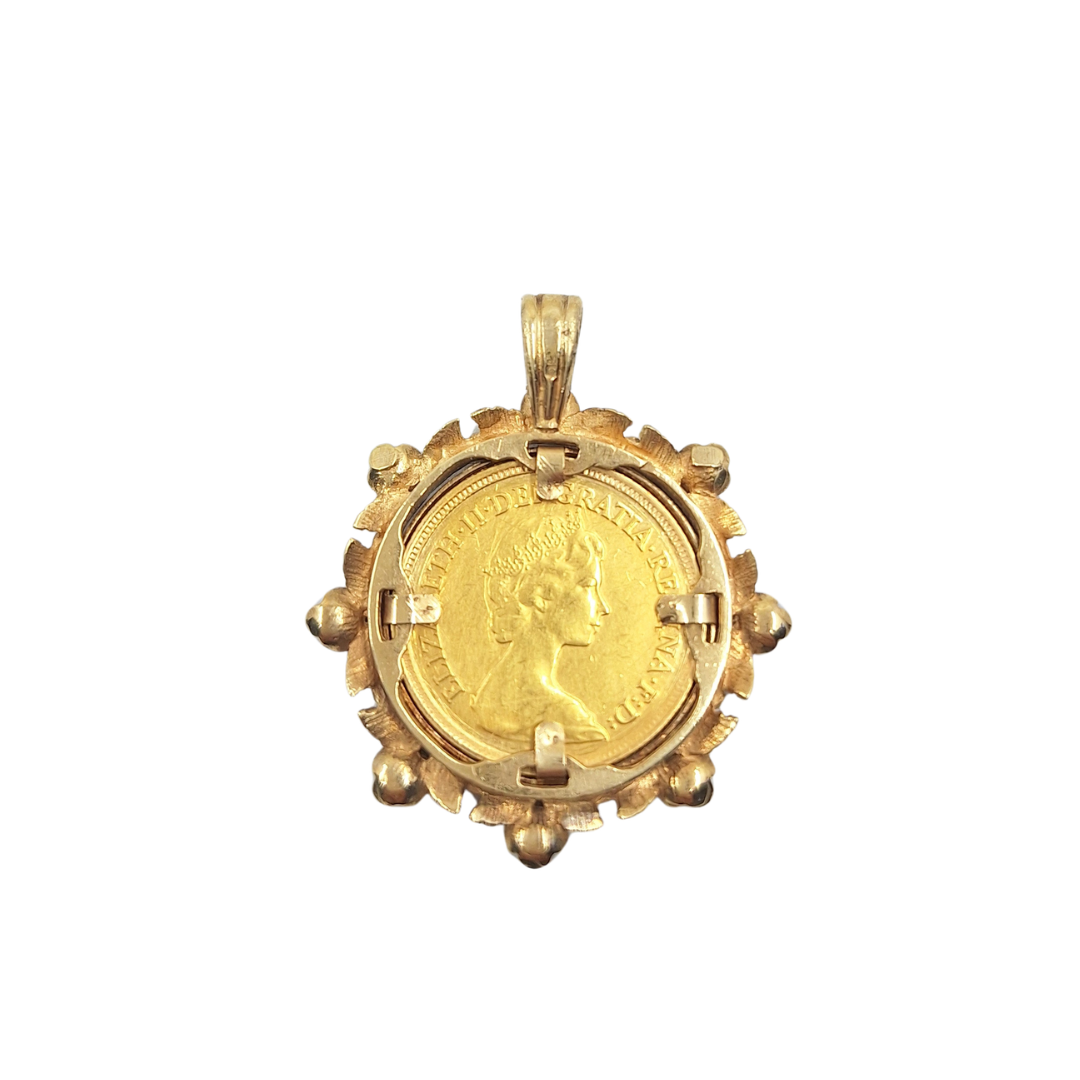 Half Sovereign Pendant 1982