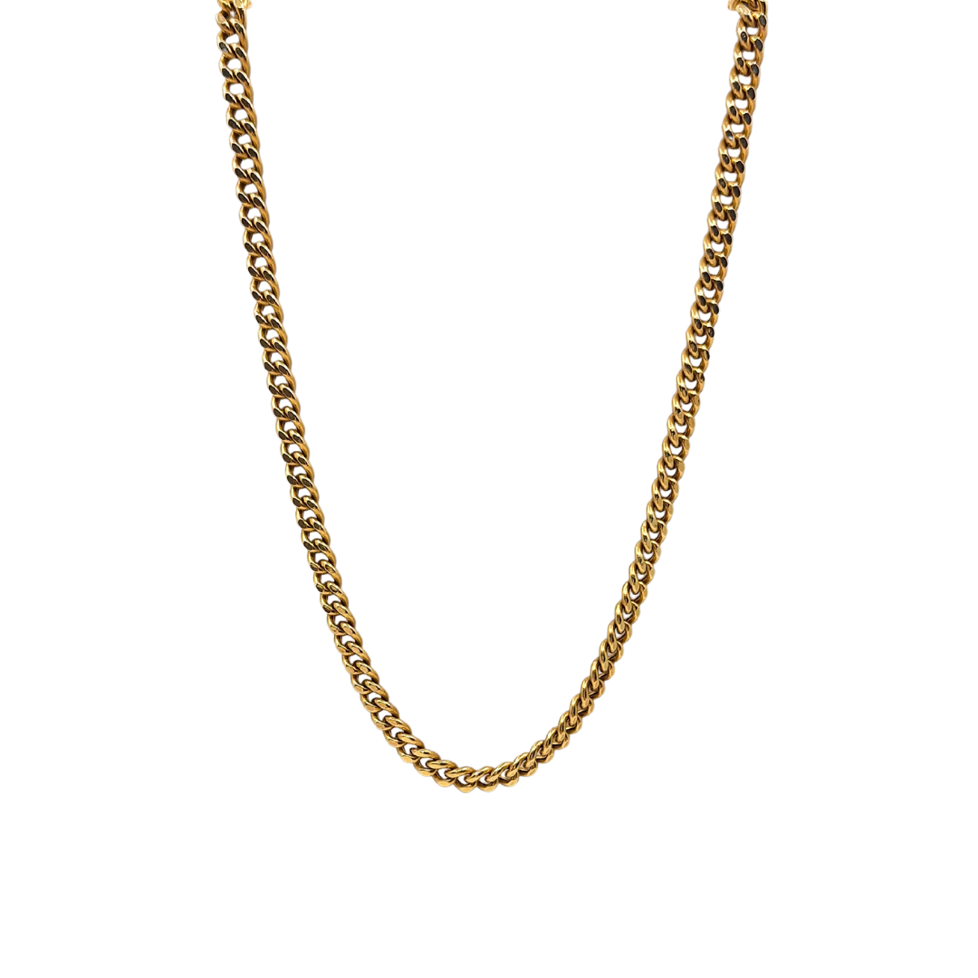 14ct Yellow Gold Curb Chain 24"