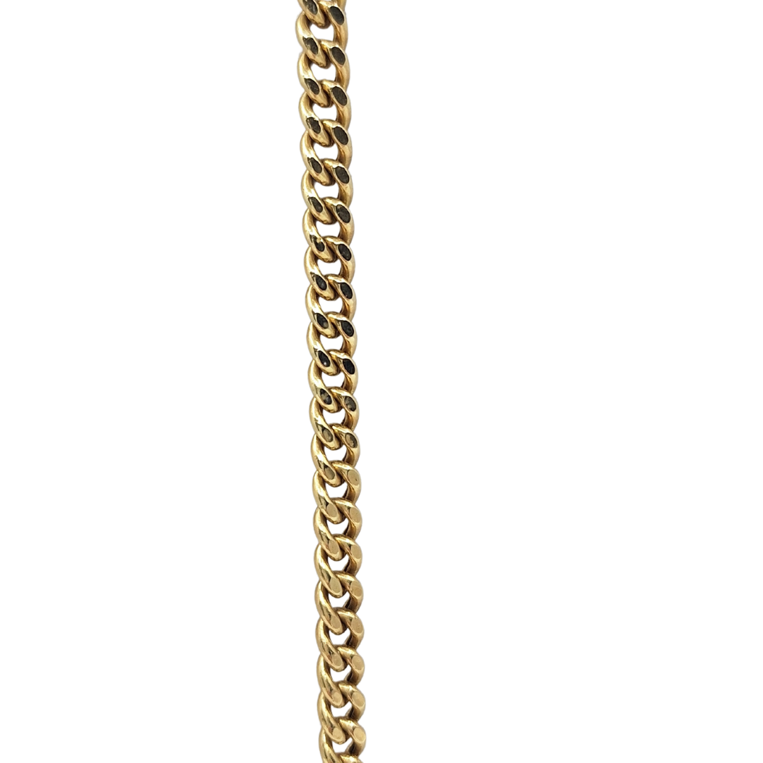 14ct Yellow Gold Curb Chain 24"