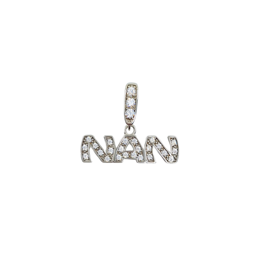 Silver Cubic Zirconia Nan Pendant