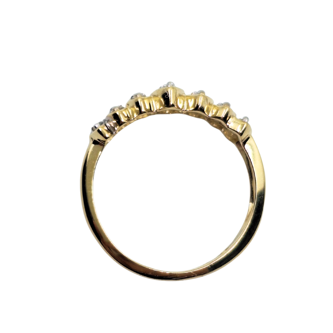 9ct Yellow Gold Diamond Band Ring 0.20ct