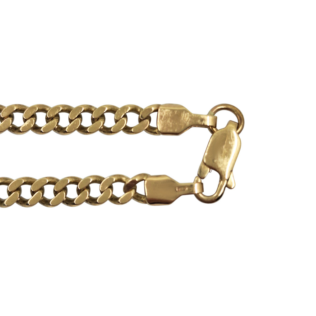 9ct Yellow Gold Curb Chain