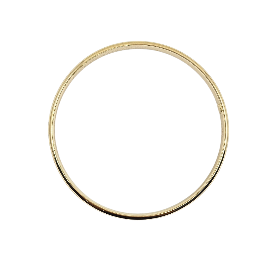 9ct Yellow & White Gold Slave Bangle