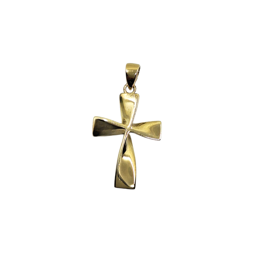 9ct Yellow Gold Cross Pendant