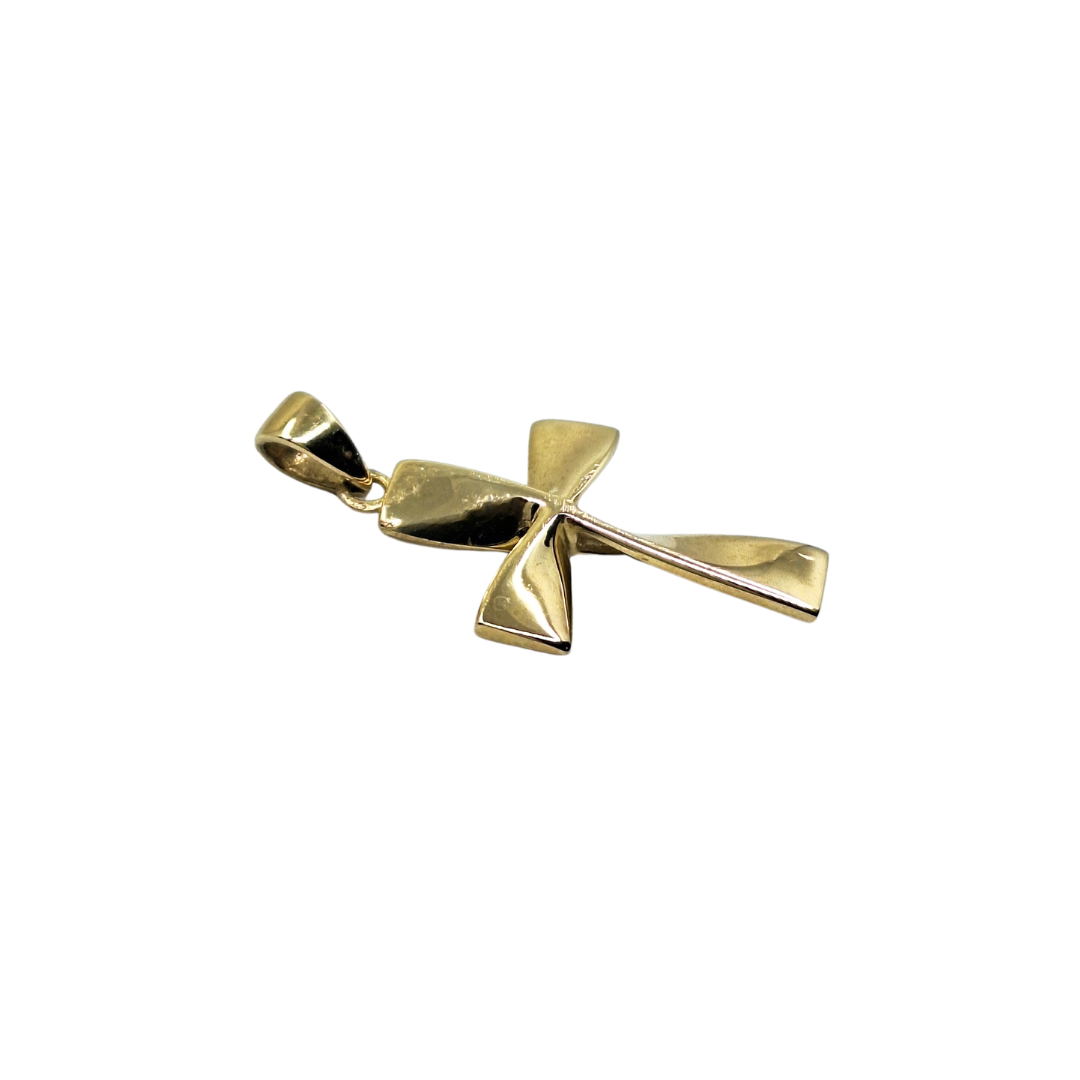 9ct Yellow Gold Cross Pendant