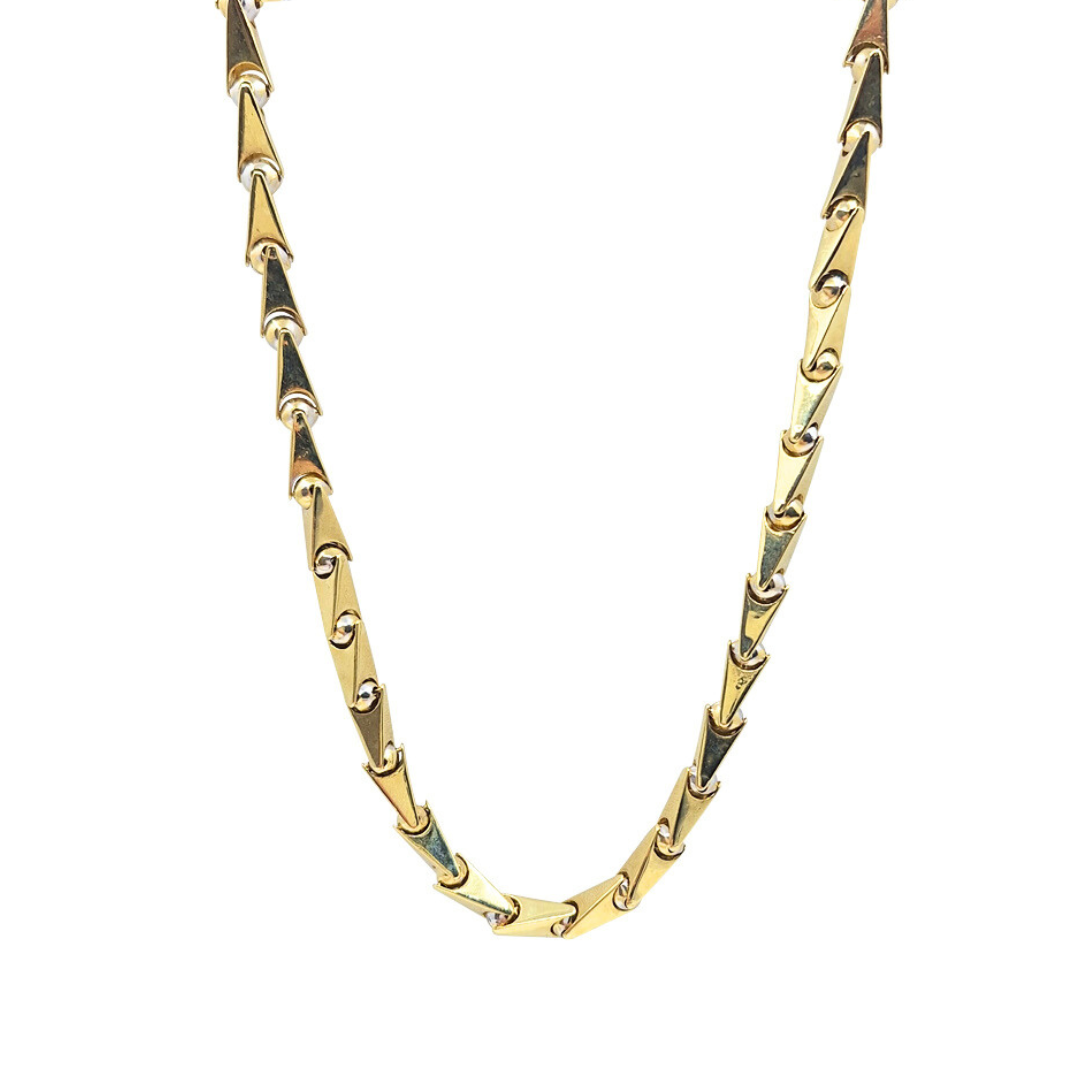 14ct Yellow Gold Fancy Link Chain 26"