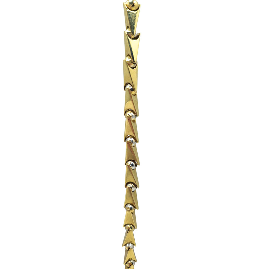 14ct Yellow Gold Fancy Link Chain 26"