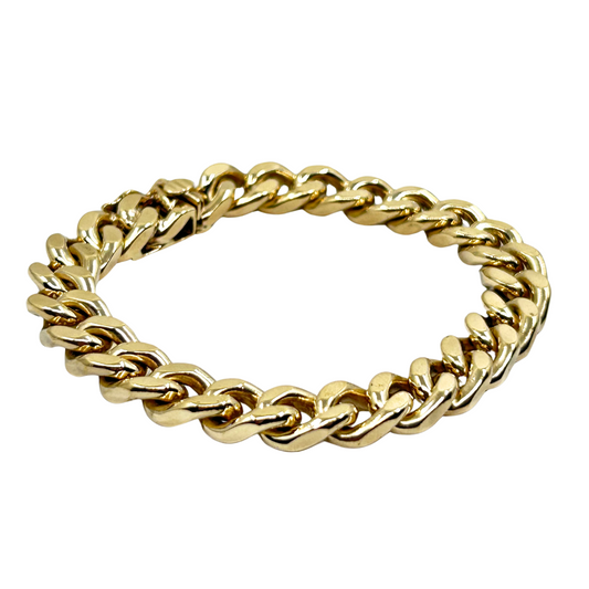 9ct Yellow Gold Curb Bracelet