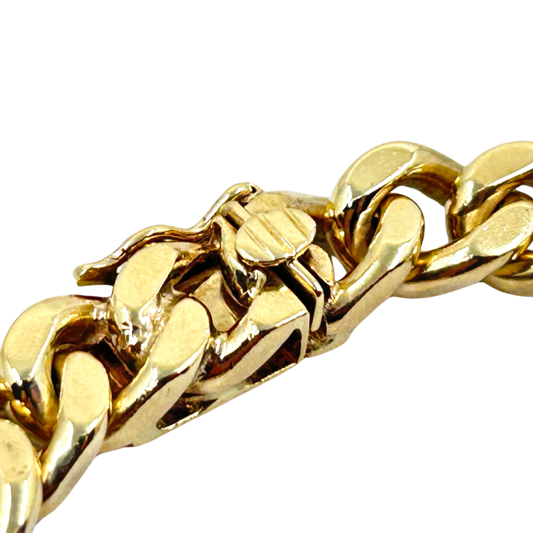 9ct Yellow Gold Curb Bracelet