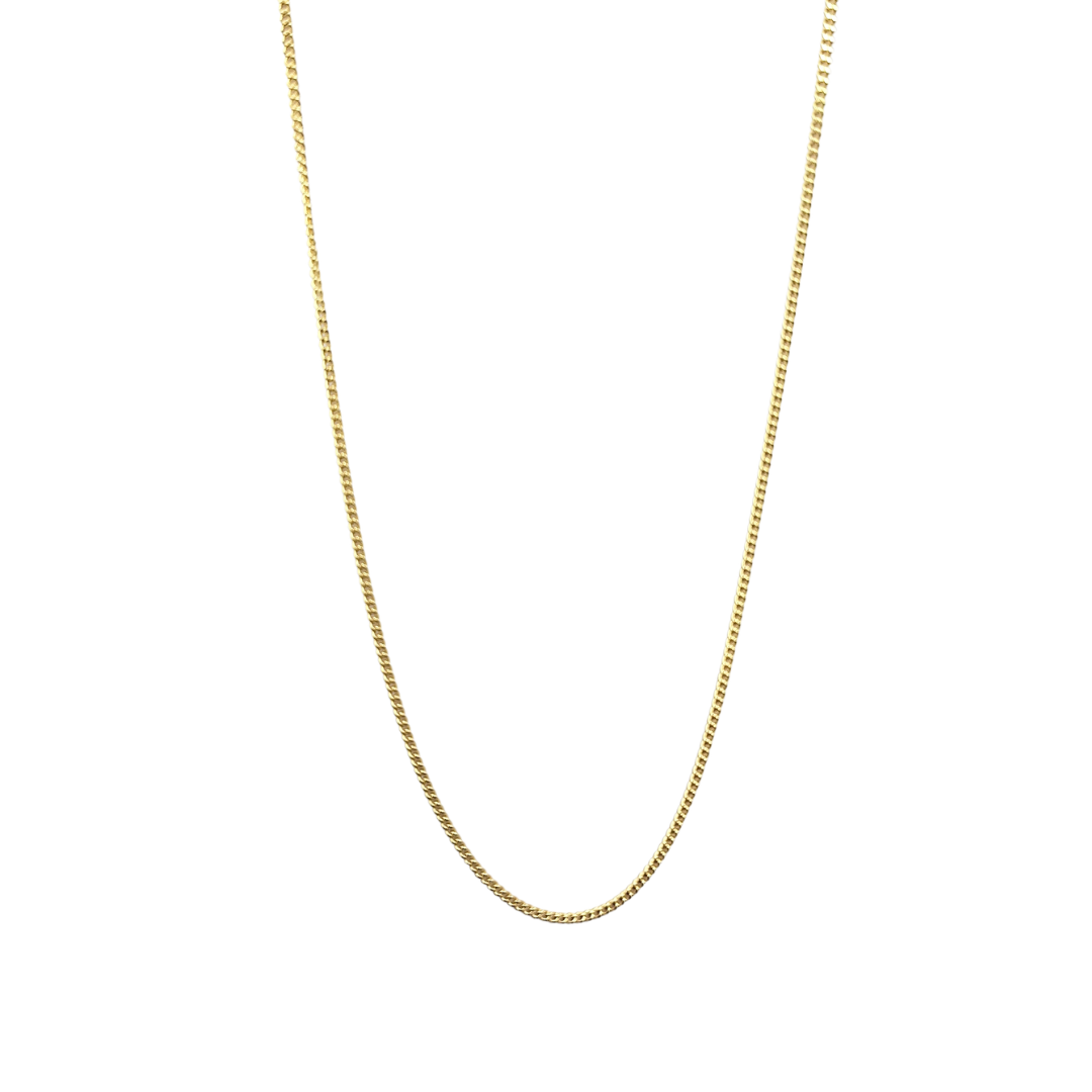 9ct Yellow Gold Curb Chain 24"