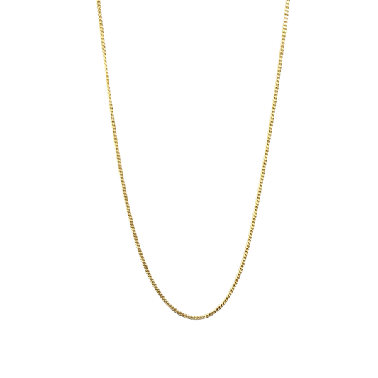 9ct Yellow Gold Curb Chain 24"