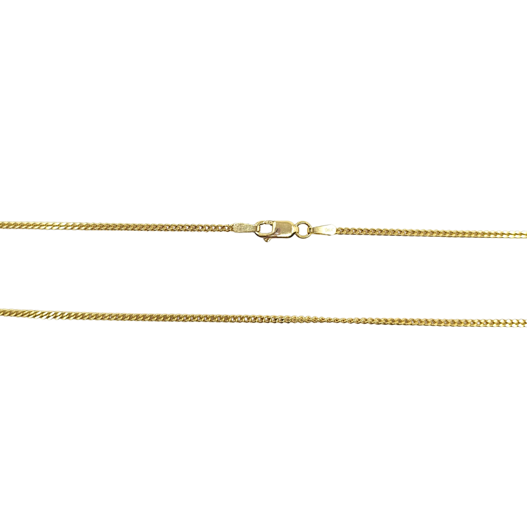 9ct Yellow Gold Curb Chain 24"