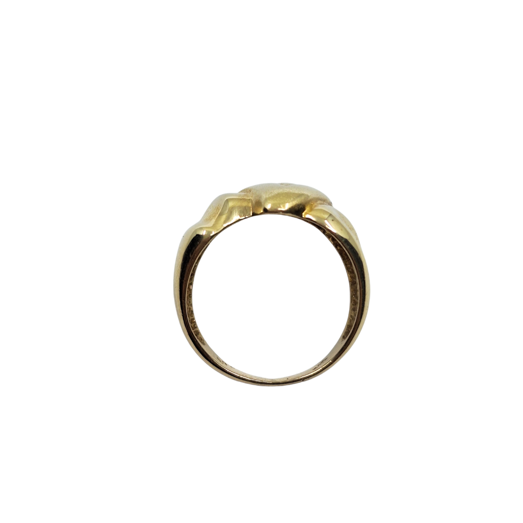 14ct Yellow Gold Fancy Band Ring