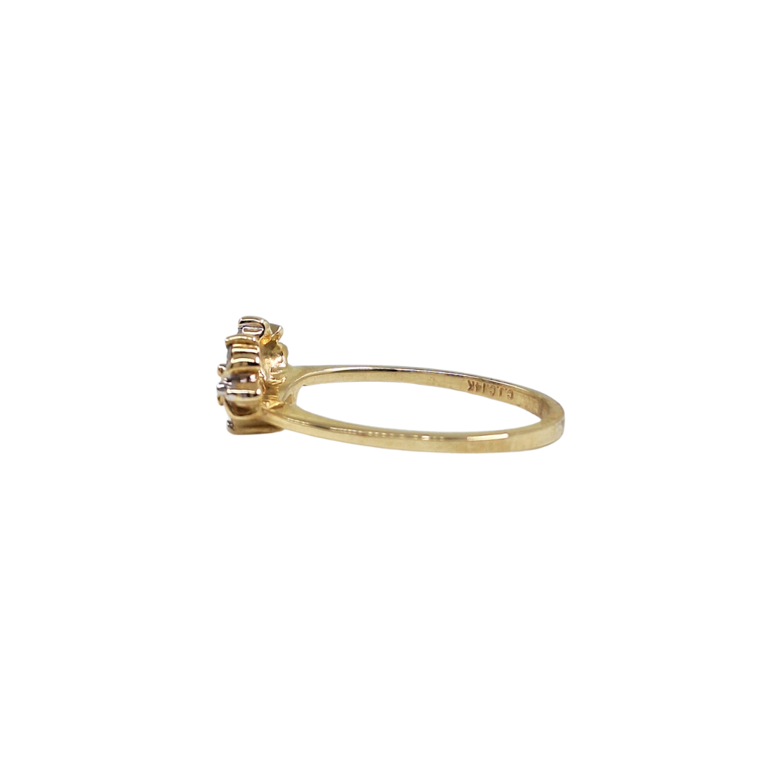 14ct Yellow Gold Cubic Zirconia Ring Jacket