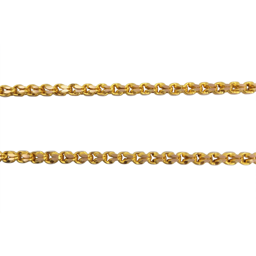 14ct Yellow Gold Fancy Link Chain 26"